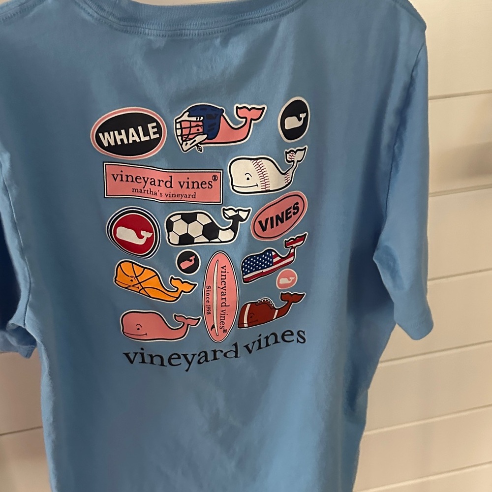 Set of 3 Boys Vineyard Vines Blue Graphic T-Shirts - Picture 6 of 9